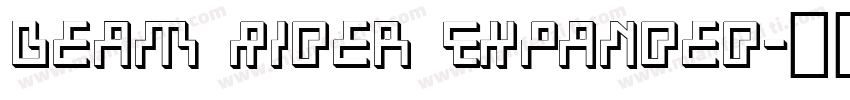 Beam Rider Expanded字体转换